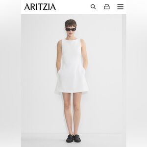 Babaton White Mini Dress